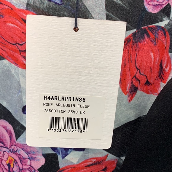 Manoush ‘Arlequin’ Floral Multicolour Skater Dress Size US 4 - Picture 5 of 9